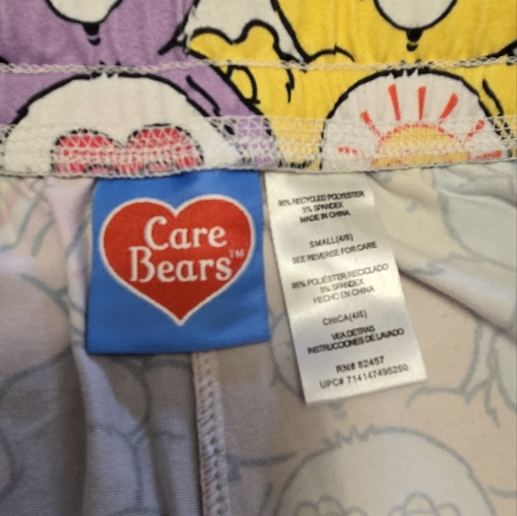 Care Bear Pajama Pants NWOT Small - Picture 2 of 2
